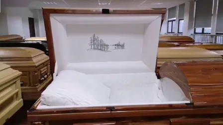 Soild Maple American Style Jewish Wooden Casket